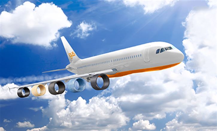 减轻重量，提高安全性：经测试适用于飞机的 igus 耐磨工程塑料轴承