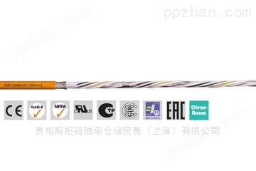 chainflex® 高柔性伺服电缆CF270.UL.D