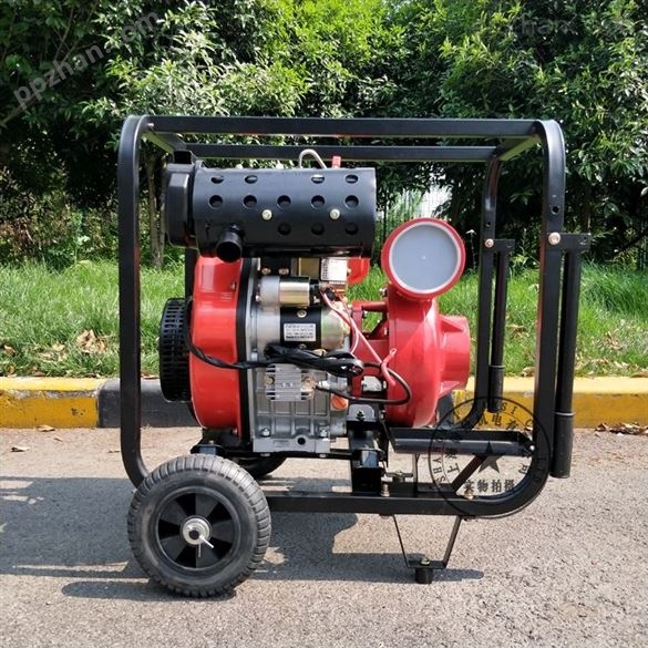 便携式4寸柴油自吸排污泵